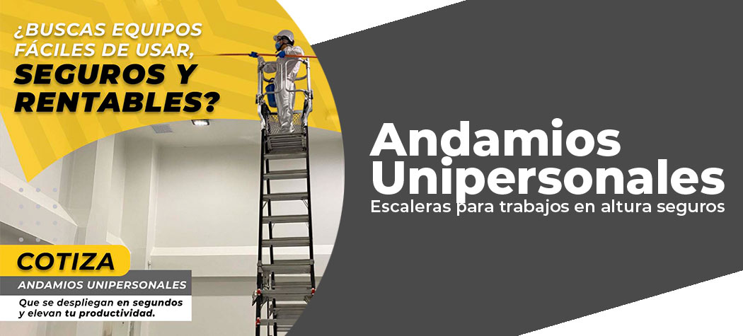 ¿Qué es un andamio unipersonal y para qué se utiliza?