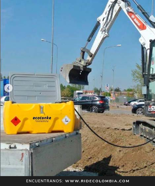 Tanque de almacenamiento Ecotanke 150 Aceite con Bomba Eléctrica 12V