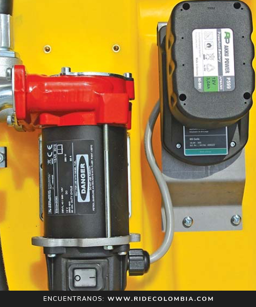 Tanque de almacenamiento Ecotanke 220 Litros Diésel — Bomba Eléctrica con Contador