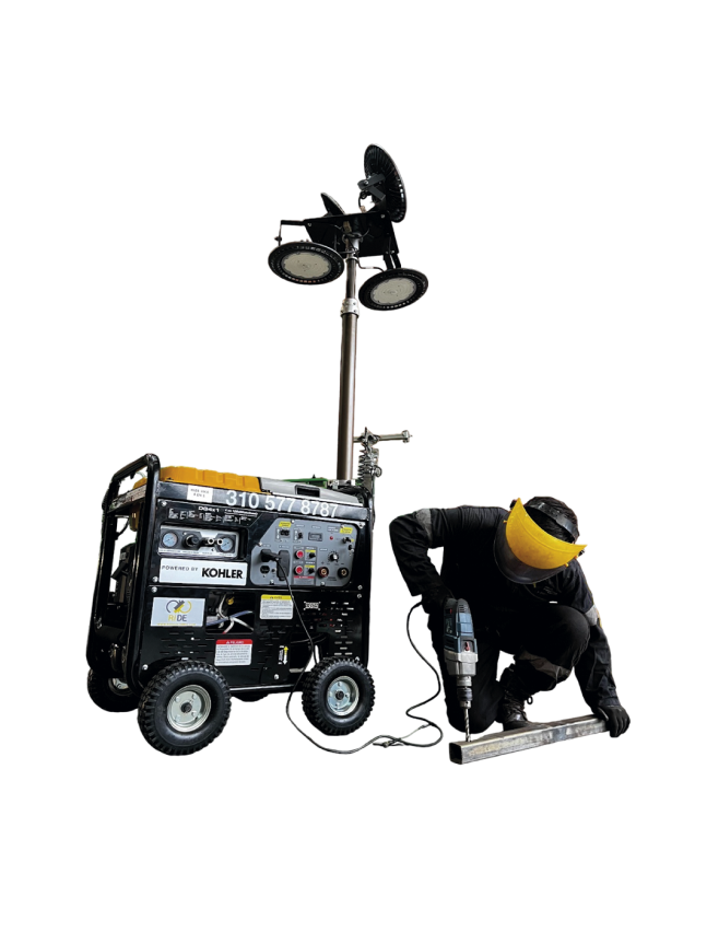 Equipo sice 4 en 1: Soldadura, Generación, Compresión e Iluminación